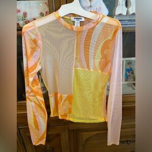 RSQ brand (Pacsun) mesh hippy dippy top